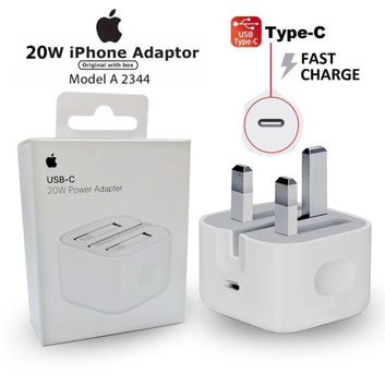 Apple 20W USB-C Power Adapter - iPhone Charger with Fast Charging Capability, Type C Wall Charger